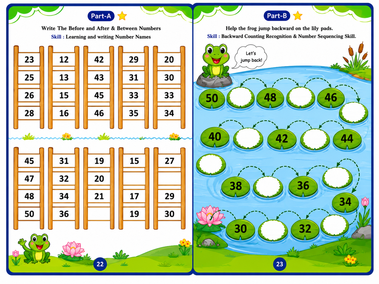 UKG Worksheet Part A & B (Age 5+)