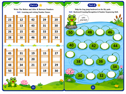 UKG Worksheet Part A & B (Age 5+)