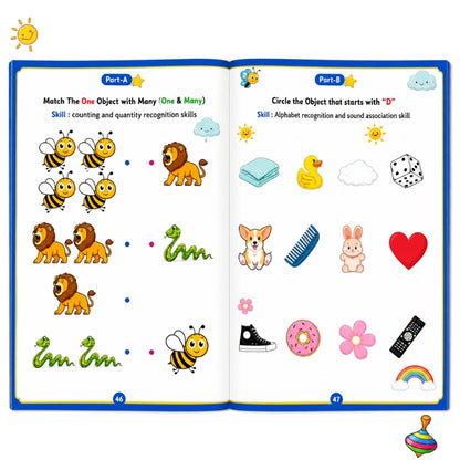 Playgroup Worksheet Part A &  B (Age 2+)