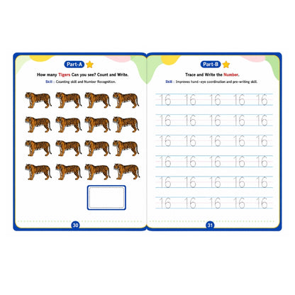 Nursery Worksheet Part A & B (Age 3+)