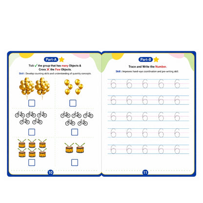 Nursery Worksheet Part A & B (Age 3+)